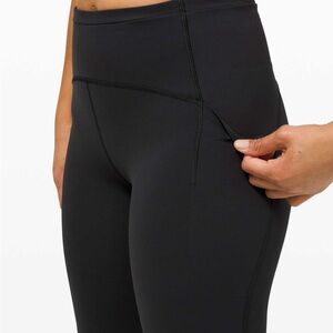 Lululemon Swift Speed High Rise Tight- Black, Size 8, 24.5”